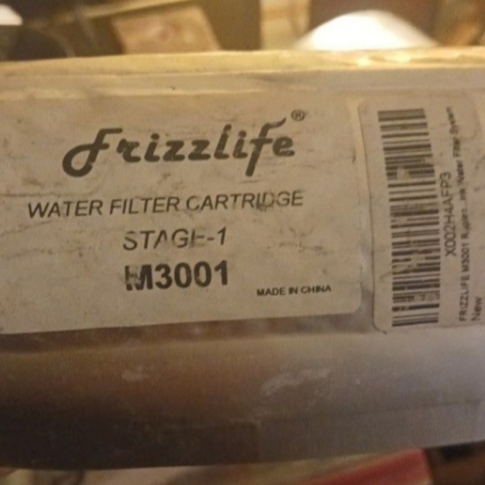 Frizzlife water filter m300-01. New